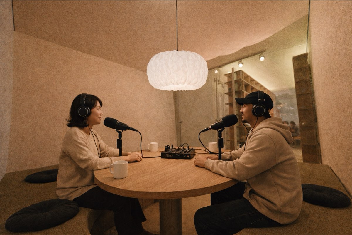 収録ブース — 声を録る場所